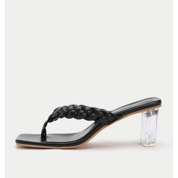 💋3 for $20💋 Braided Strap Square Toe Sandals - Picture 3 of 10